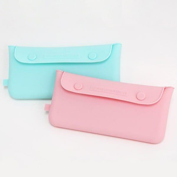 Marcus & Marcus - Cutlery Pouch Baby Pink-1910112446333456385