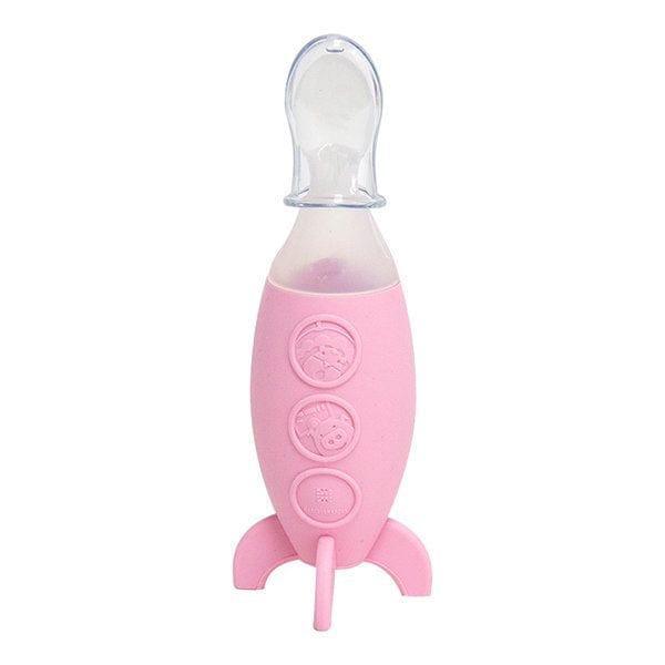 Marcus & Marcus- Feeding Spoon Dispenser Pocky the Pig-Pink-1910112452402614272