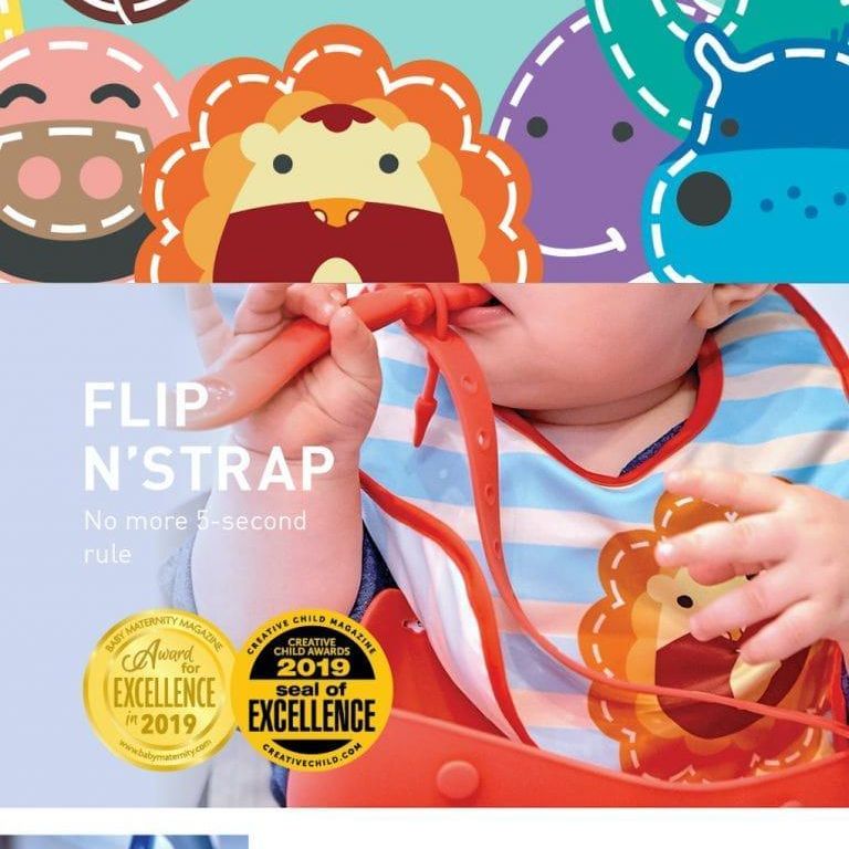 Marcus & Marcus- Flip N Strap Lola the Giraffe-Yellow-1910112448950702087