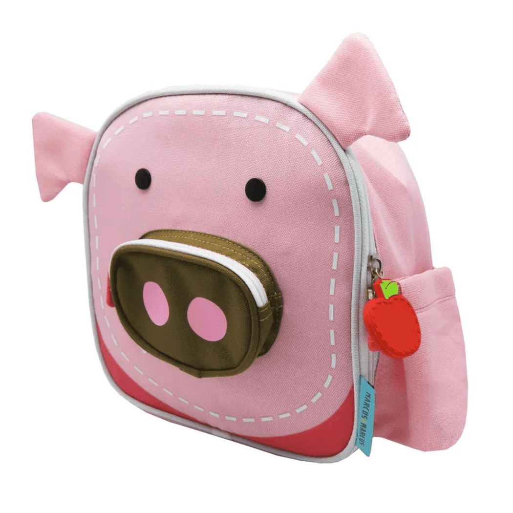 Marcus & Marcus- Insulated Backpacks/Lunch bags Pocky the Pig-Pink-1910112148323962880