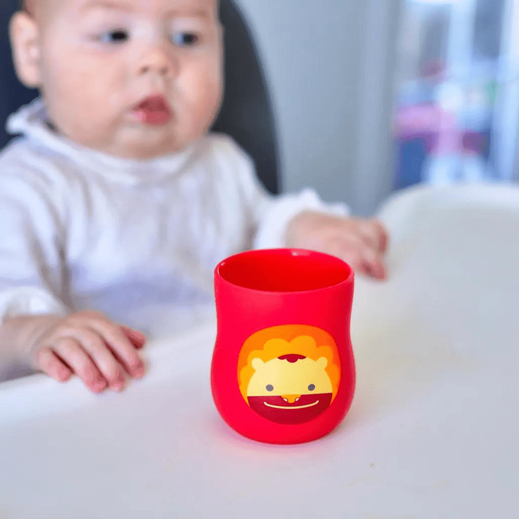 Marcus & Marcus - Silicone Baby Training Cup (4oz) Willo the Whale-Lilac-1910112438460747778