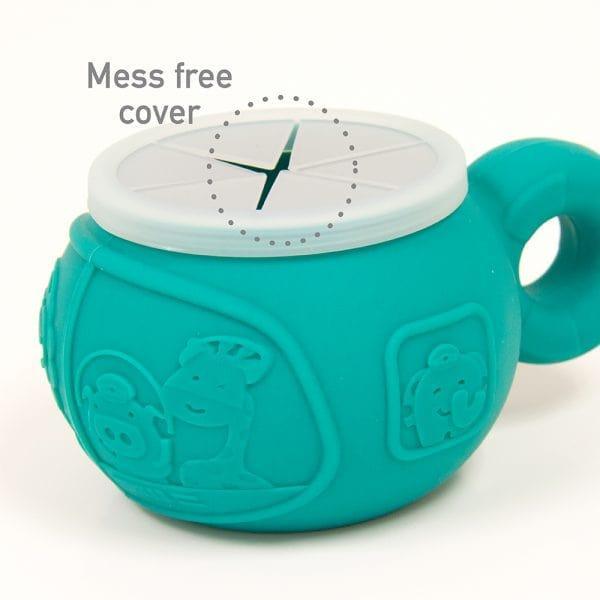 Marcus & Marcus-Snack Bowl Lucas the Hippo- Blue-1910112452549414915