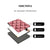 Anyhouz Mattress Cover Coffee Twin Size Crystal Velvet Thicken Quilted Warm Soft Plush Bed Sheet