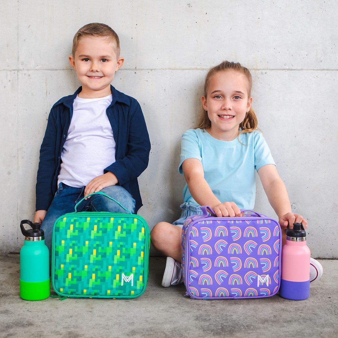 MONTII.CO Medium Insulated Lunch Bag - Pixels-1954803121498755076