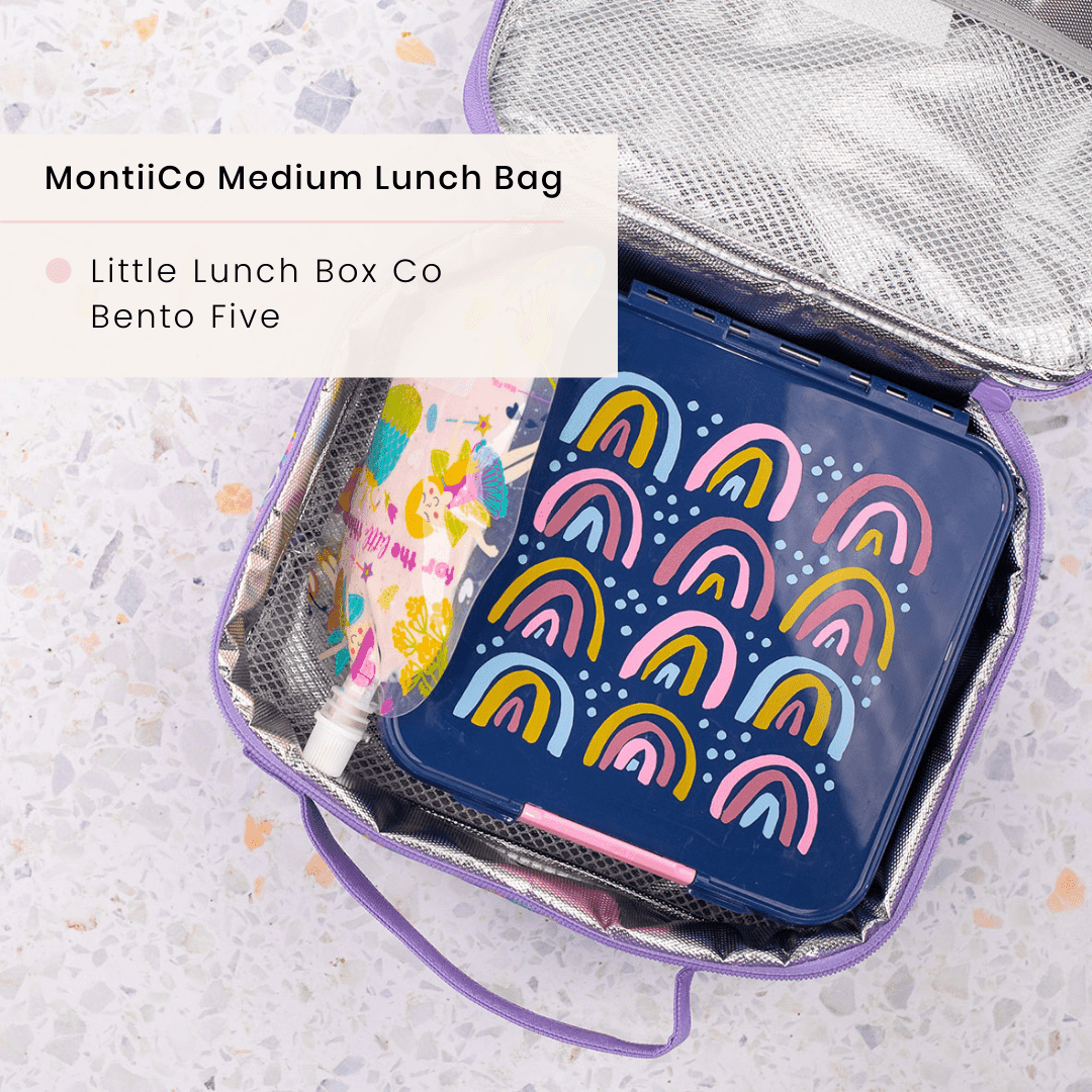 MONTII.CO Medium Insulated Lunch Bag - Pixels-1954803121498755080