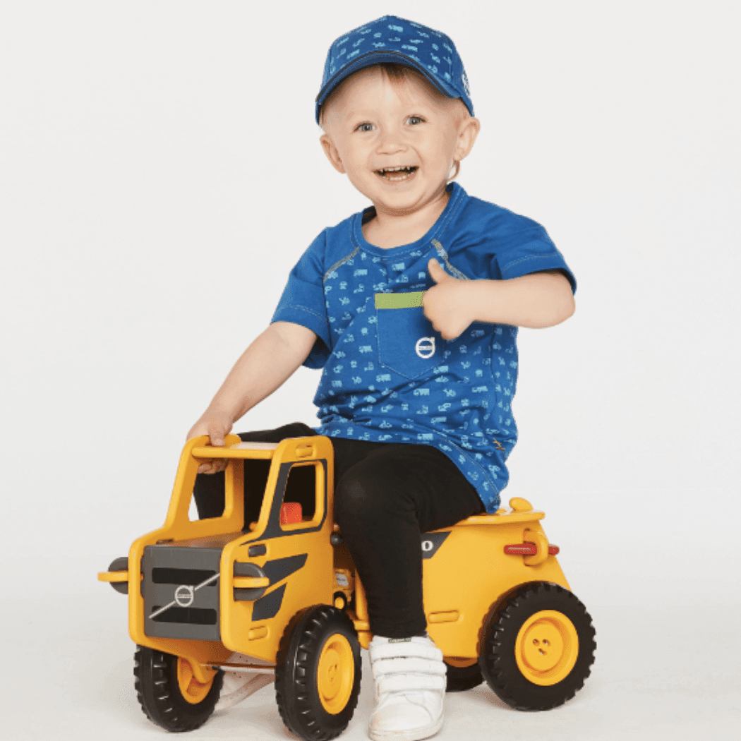 Moover Volvo Ride- On Truck- Yellow-1954803122111123461