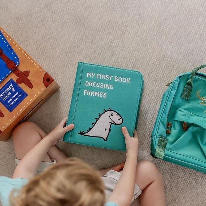 My First Book 2 | Busy Book | Dressing Frames Purple-1910112180305530881