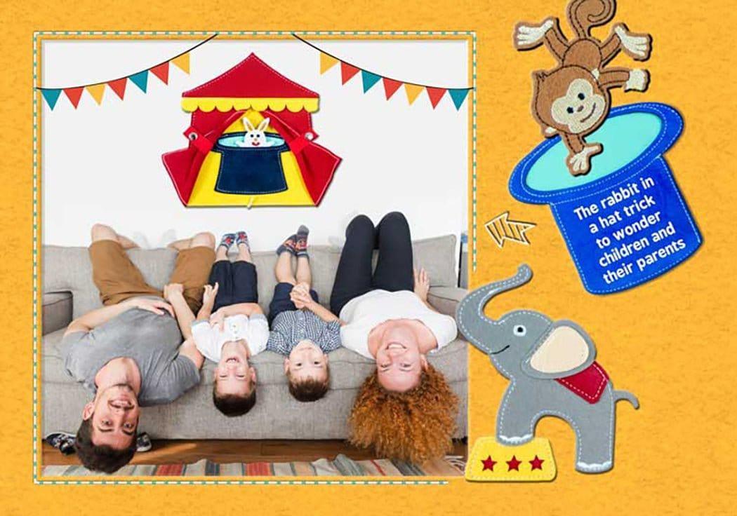 My First Book 4 | Circus | Busy Book Bright red-1954802351428734979