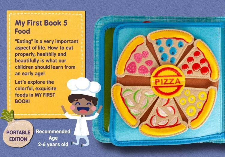 My First Book 5| Food | Montessori Inspired Busy Book-1933335107935014914