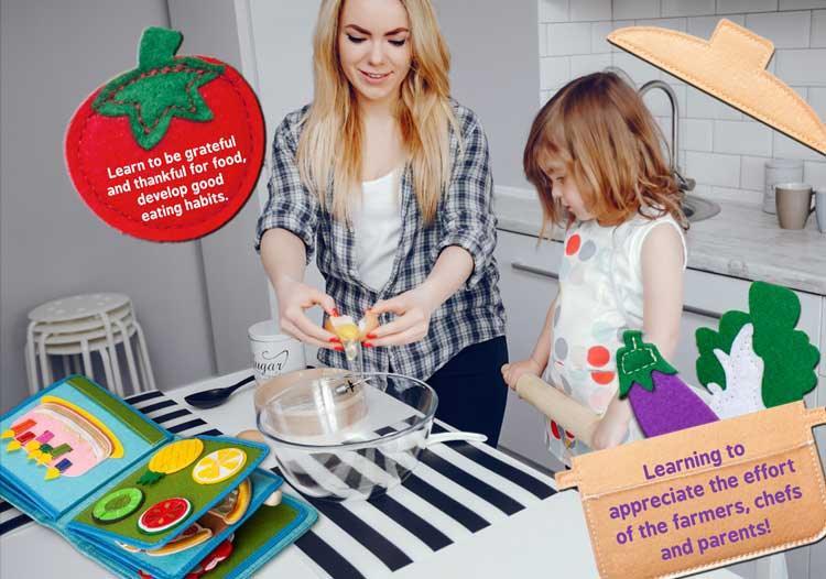 My First Book 5| Food | Montessori Inspired Busy Book-1933335107935014915