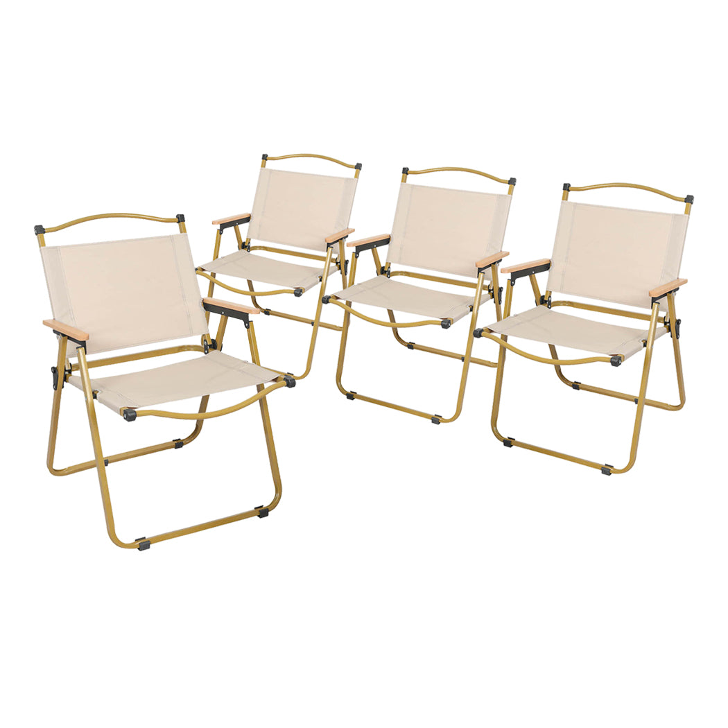 Levede 4PCS Camping Chair Folding Outdoor-1910112917647396864