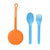 Omiebox Omiepod 3 PCE Cutlery Set Capri Blue-1910112151310307329