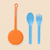 Omiebox Omiepod 3 PCE Cutlery Set Mint Green-1910112151620685827
