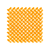 Anyhouz Splicing Mat Orange 25x25cm 1Pc DIY Non Slip Bathroom Mat Mesh Drainage Massage Floor Carpet
