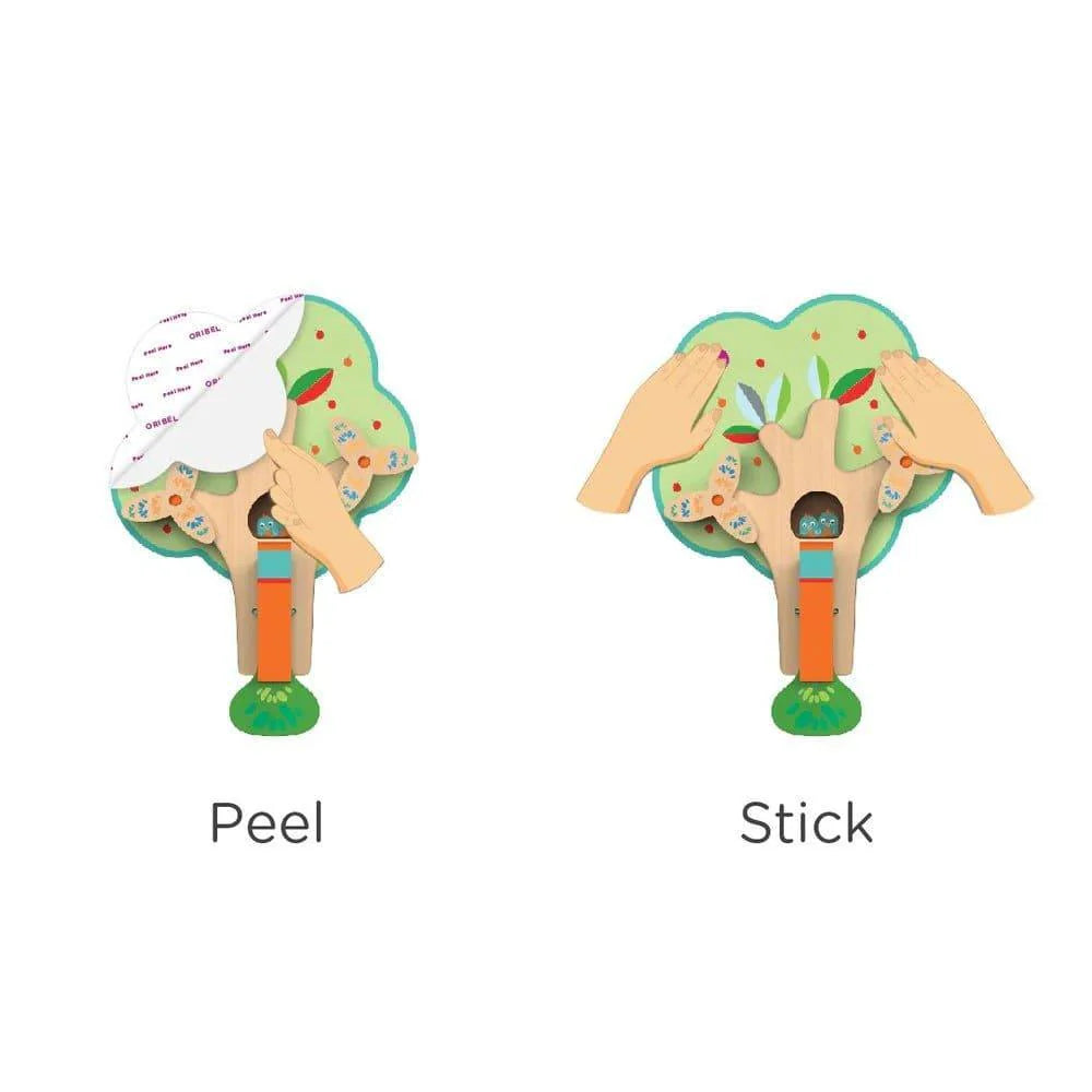 Oribel VertiPlay Wall Toy: Busy Woodpecker knocker-1954803060920422403