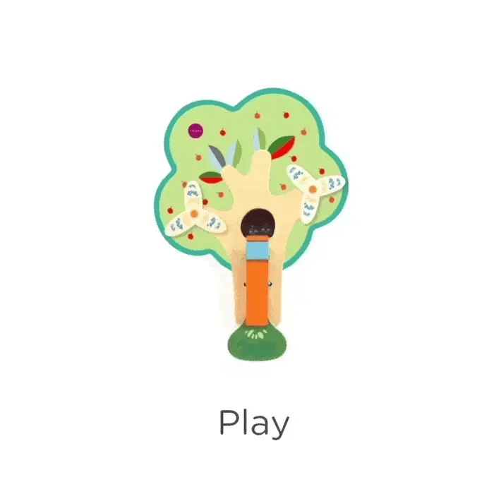 Oribel VertiPlay Wall Toy: Busy Woodpecker knocker-1954803060920422404