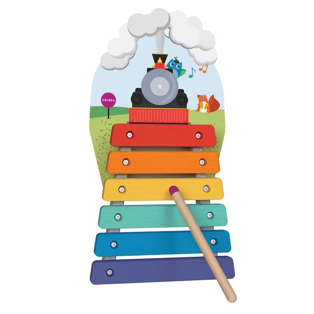 Oribel VertiPlay Wall Toy:  Musical Rail Track Xylophone-1954803093648576512