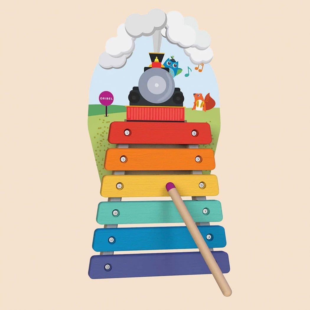 Oribel VertiPlay Wall Toy:  Musical Rail Track Xylophone-1954803093648576519
