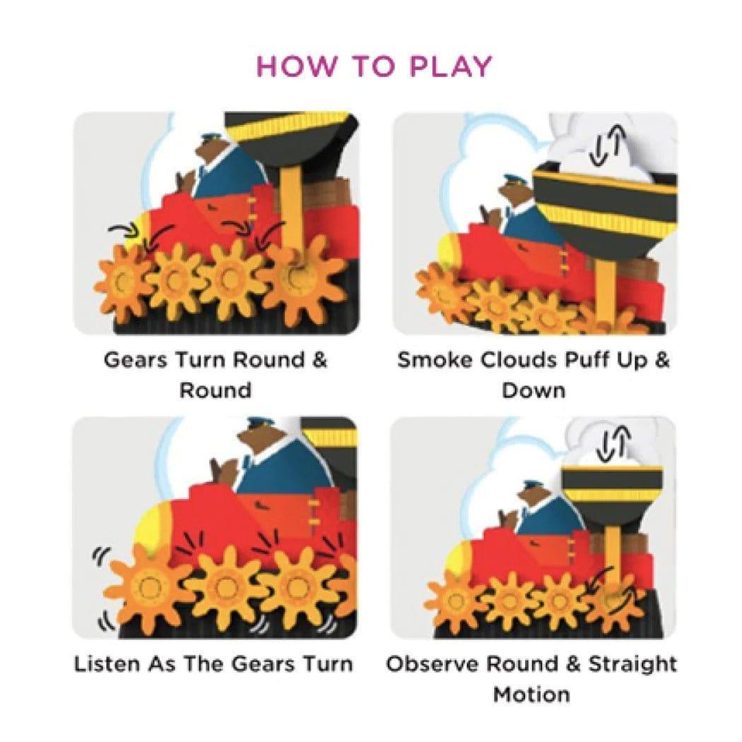 Oribel VertiPlay Wall Toy: Round & Round Goes Mr. Bear-1954803093828931588