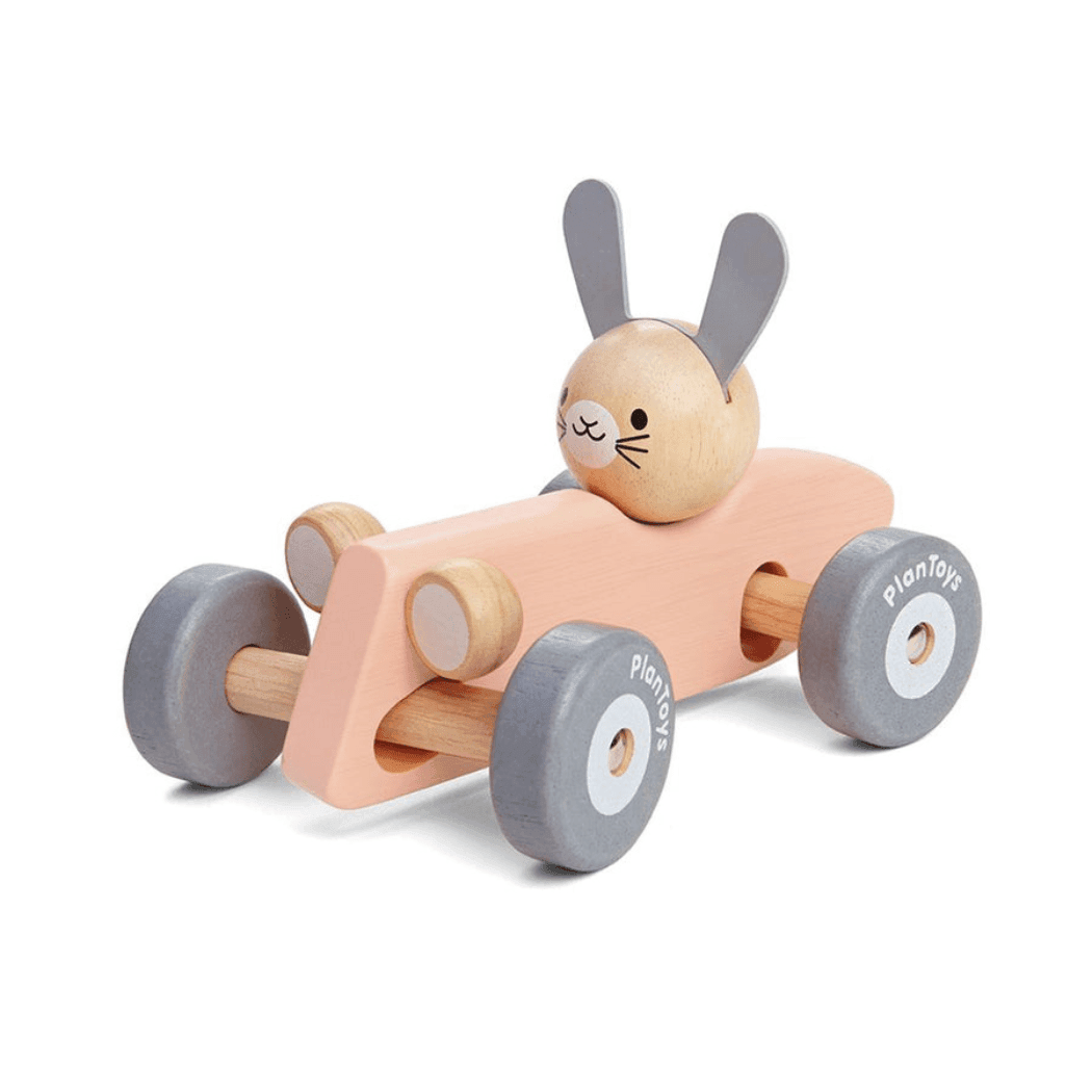Plan Toys Bunny Racing Car-1954803101080883200