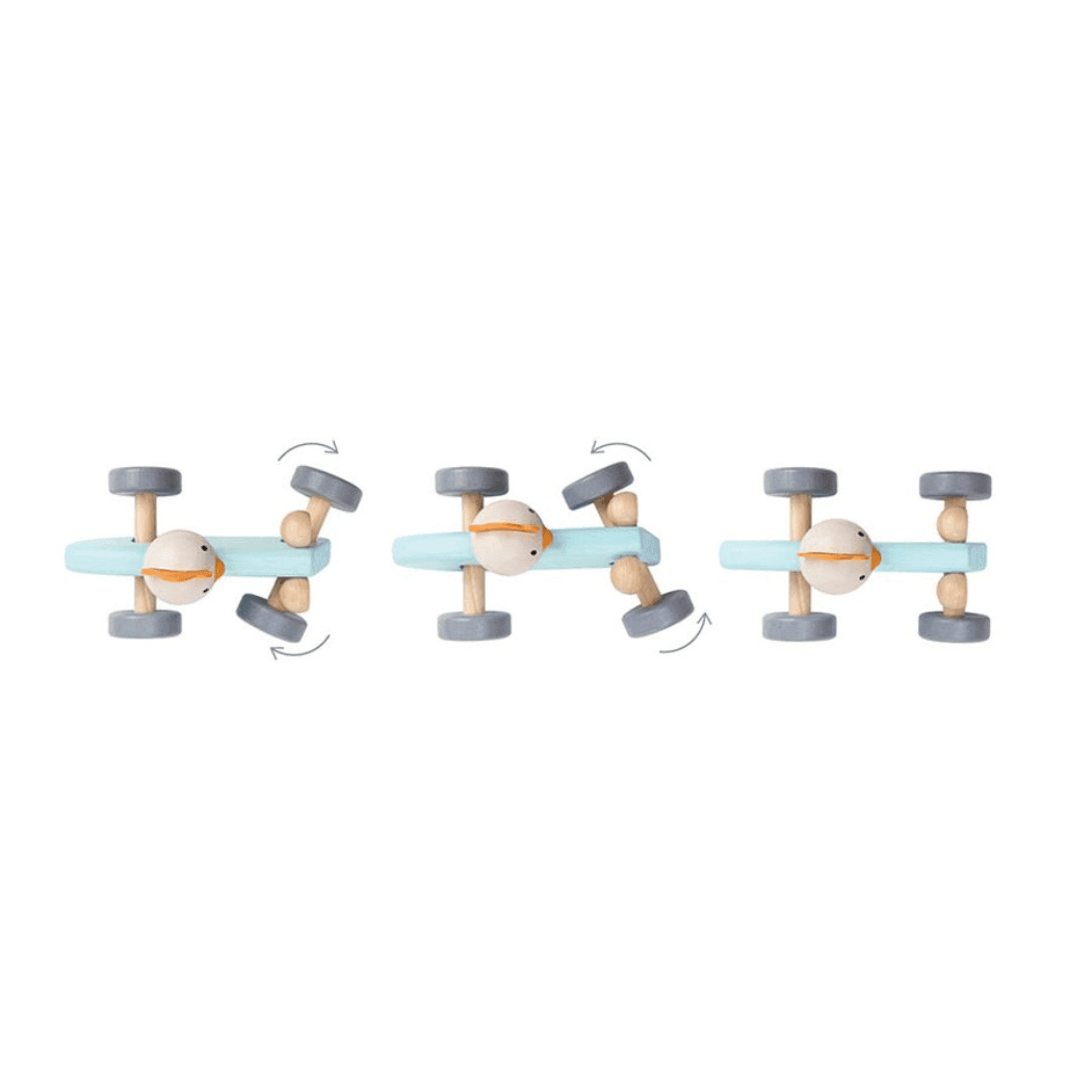 Plan Toys Chicken Racing Car-1954803100904722435