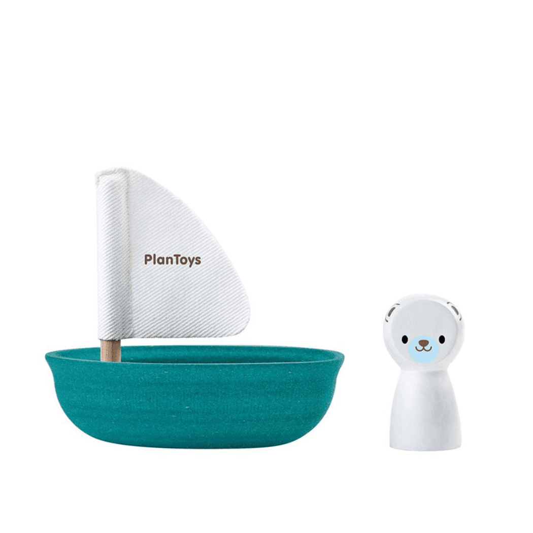 Plan Toys Sailing Boat - Polar Bear-1954803100179107840