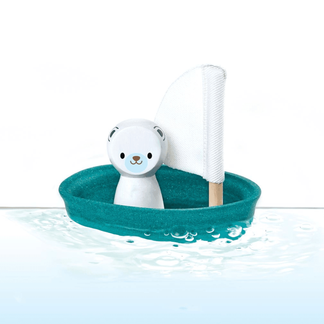 Plan Toys Sailing Boat - Polar Bear-1954803100179107841