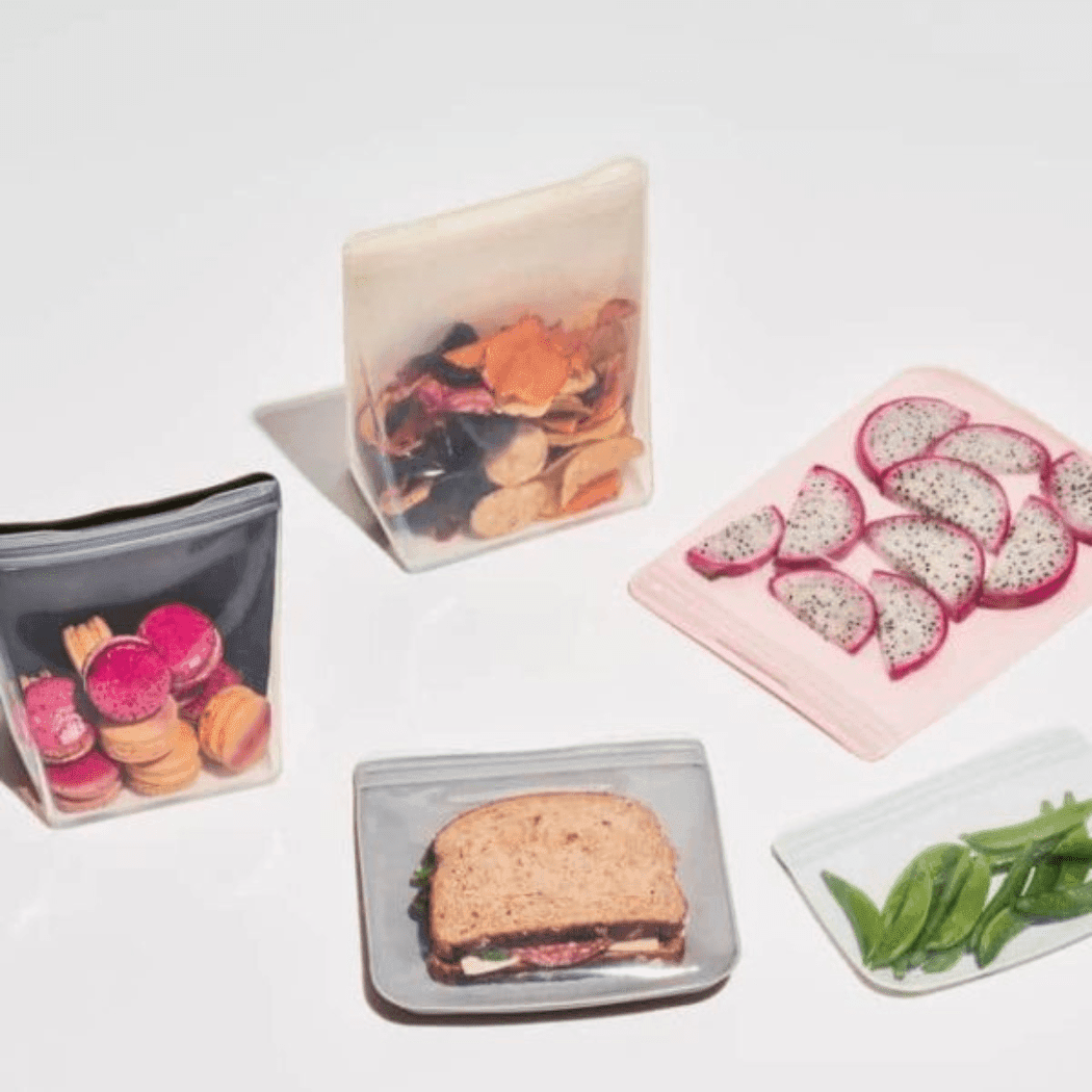 Porter Reusable Silicone Bag Stand Up 1l - Mint-1954803126871658498