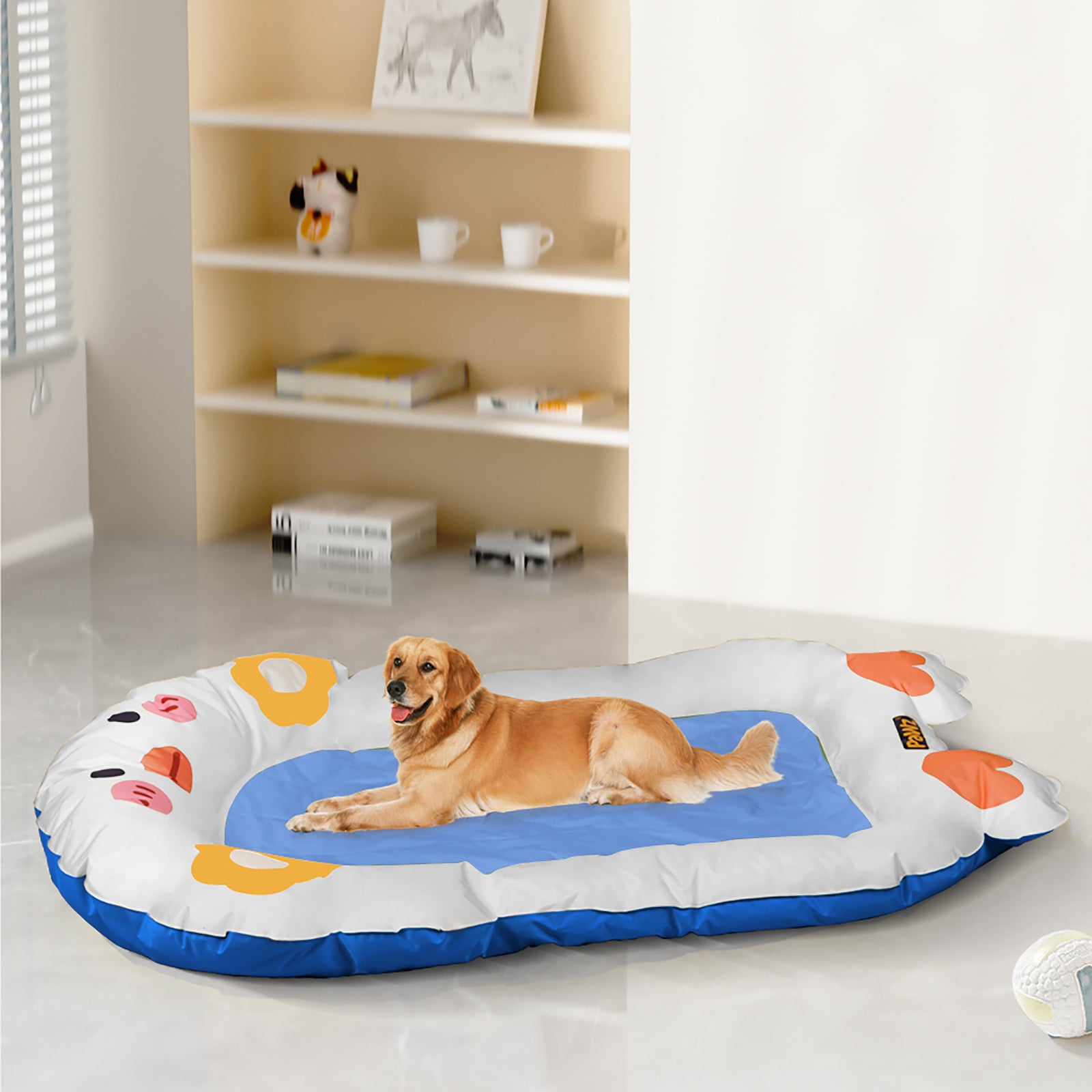 PaWz Pet Cooling Mat Dog Cat Human Size Blue-1954802576377647110