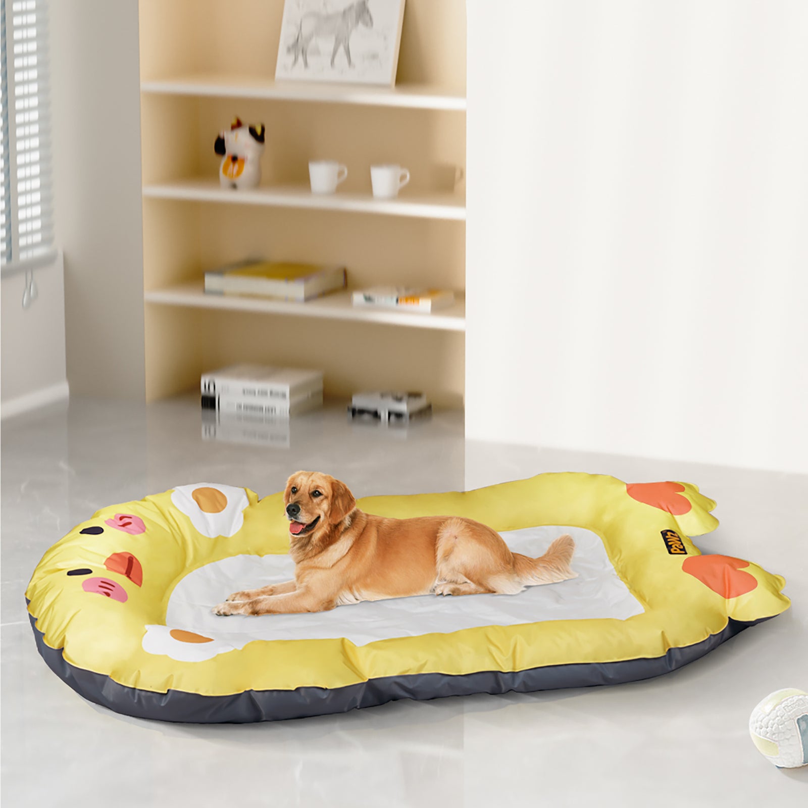 PaWz Pet Cooling Mat Dog Cat Human Size Yellow-1954802576545419270
