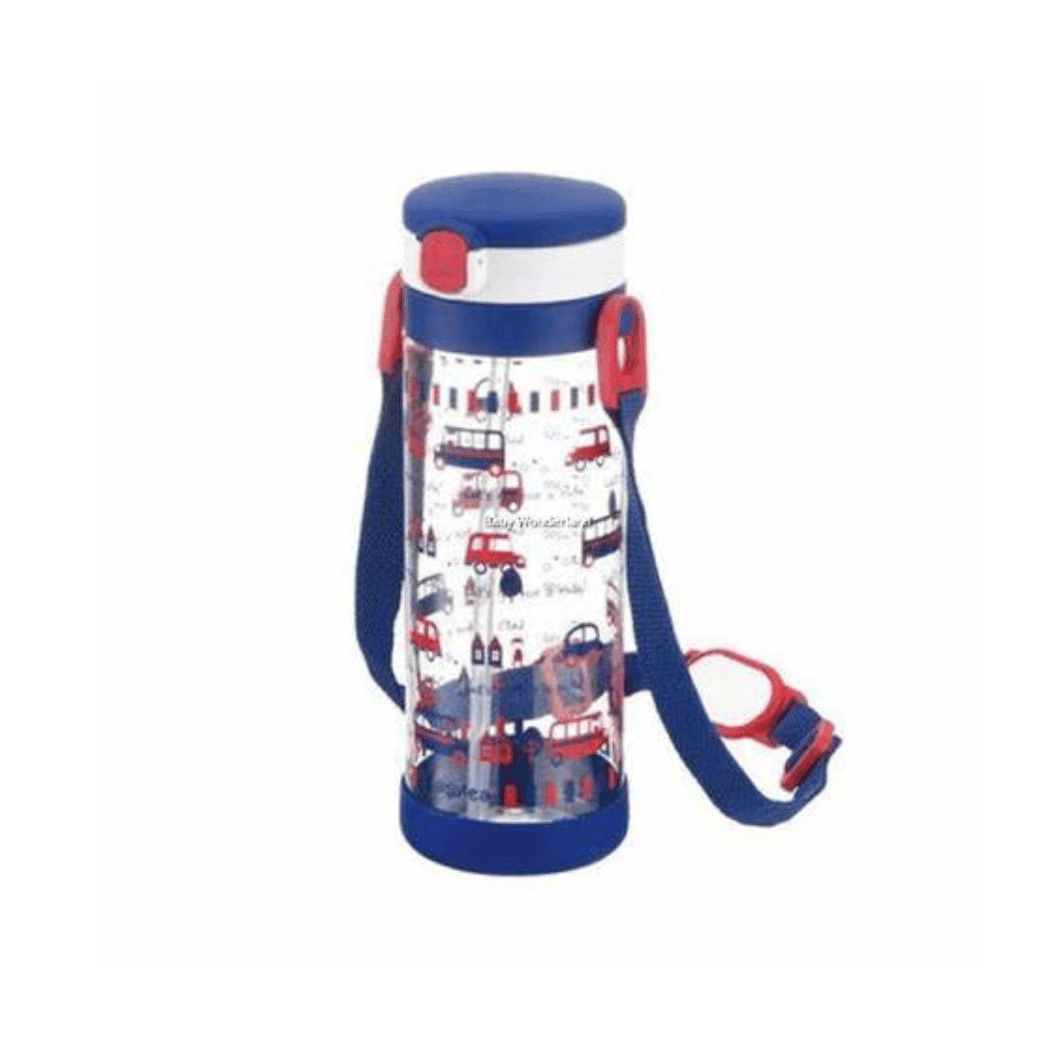 Richell Aqulea bottle With Extra Cap 450ml Blue car-1910112437173096448