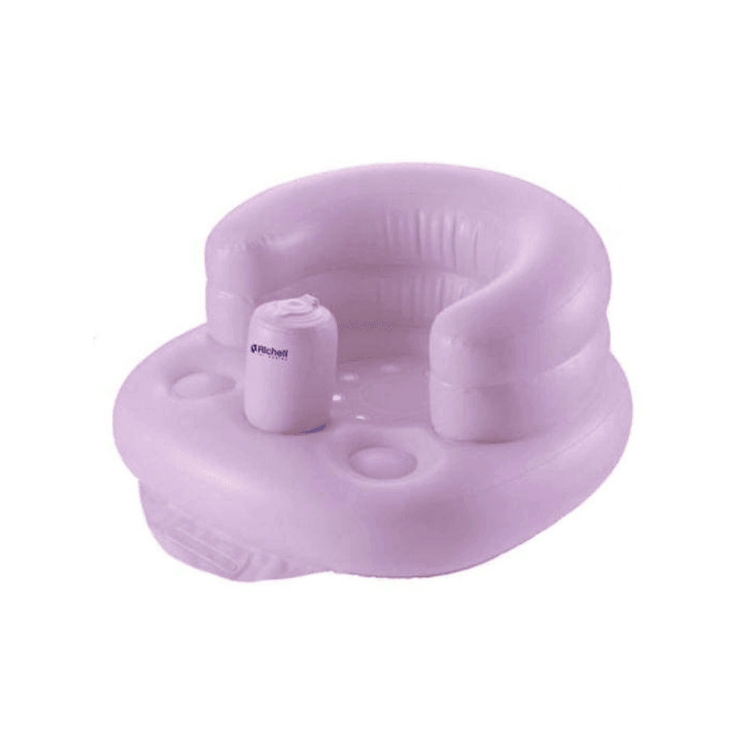 Richell Inflatable Soft Baby Chair Purple Purple-1954803042247380992