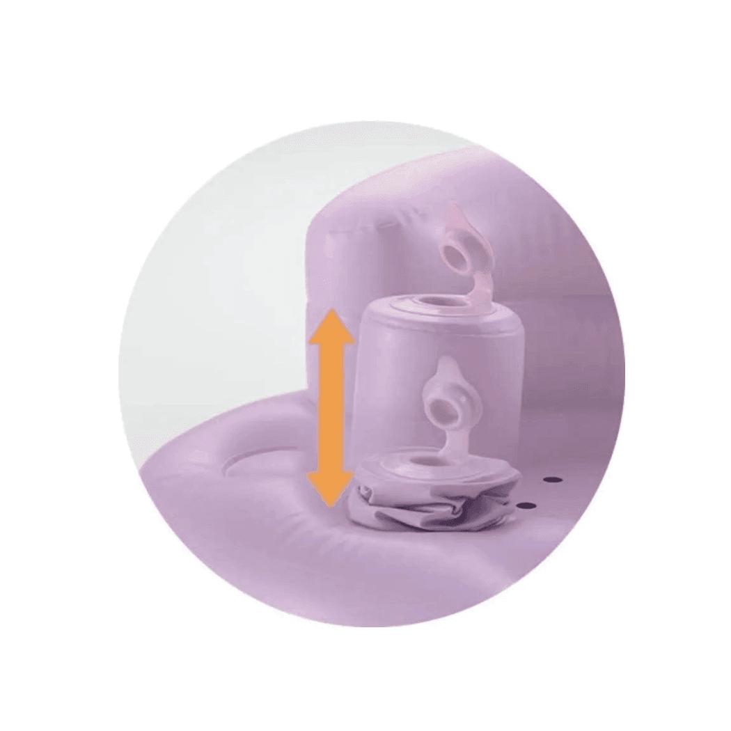 Richell Inflatable Soft Baby Chair Purple Purple-1954803042247380995