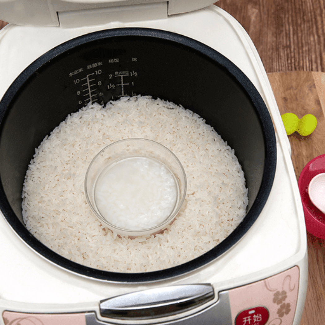 Richell Porridge Maker E, For Use with Rice Cookers Pink-1954803040179589128