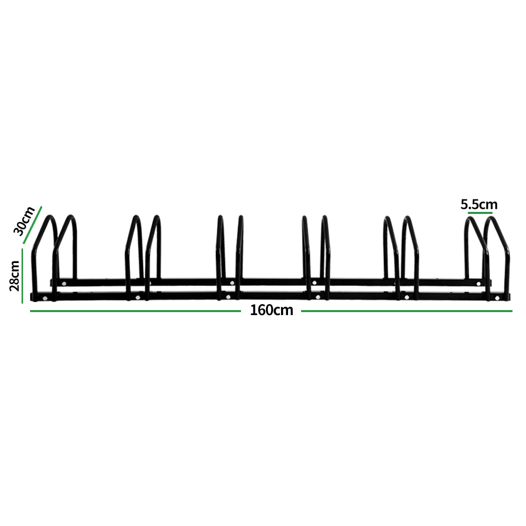 6 Bikes Stand Bicycle Bike Rack Floor-1910112516860678146