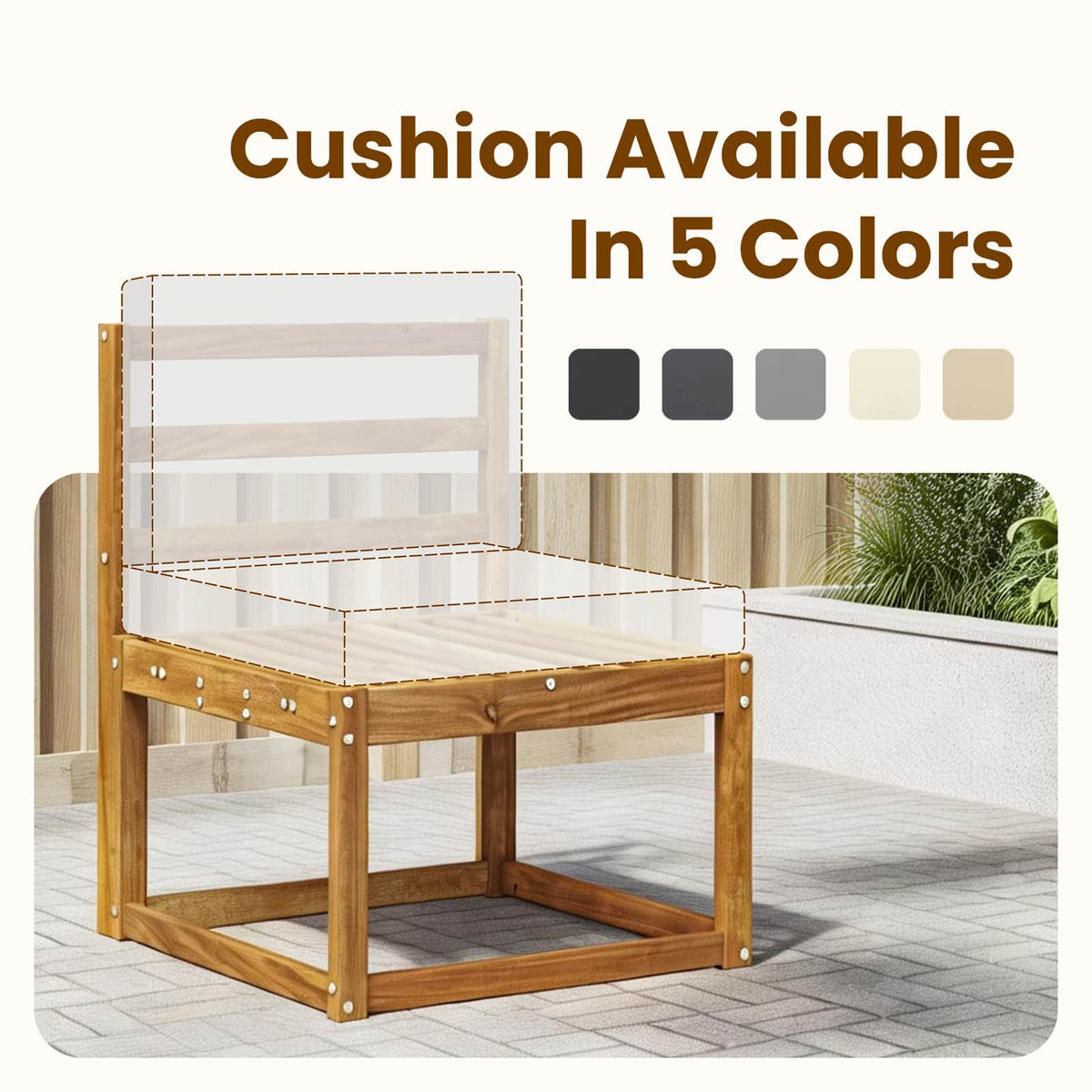 Outdoor Corner sofa Natural