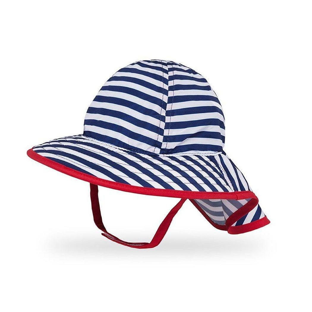 Sunday Afternoon Infant Sun Sprout Hat UPF50+ | Navy/White Stripe Baby (6-12mth)-1954803057560784896