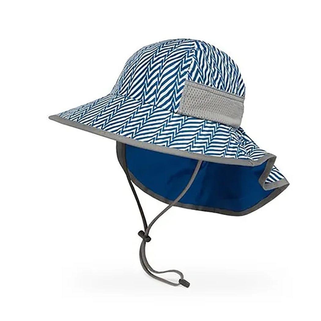 Sunday Afternoon Kids Play Hat UPF50+ | Blue Electric Stripe Small (6-24mth)-1954803054733824000