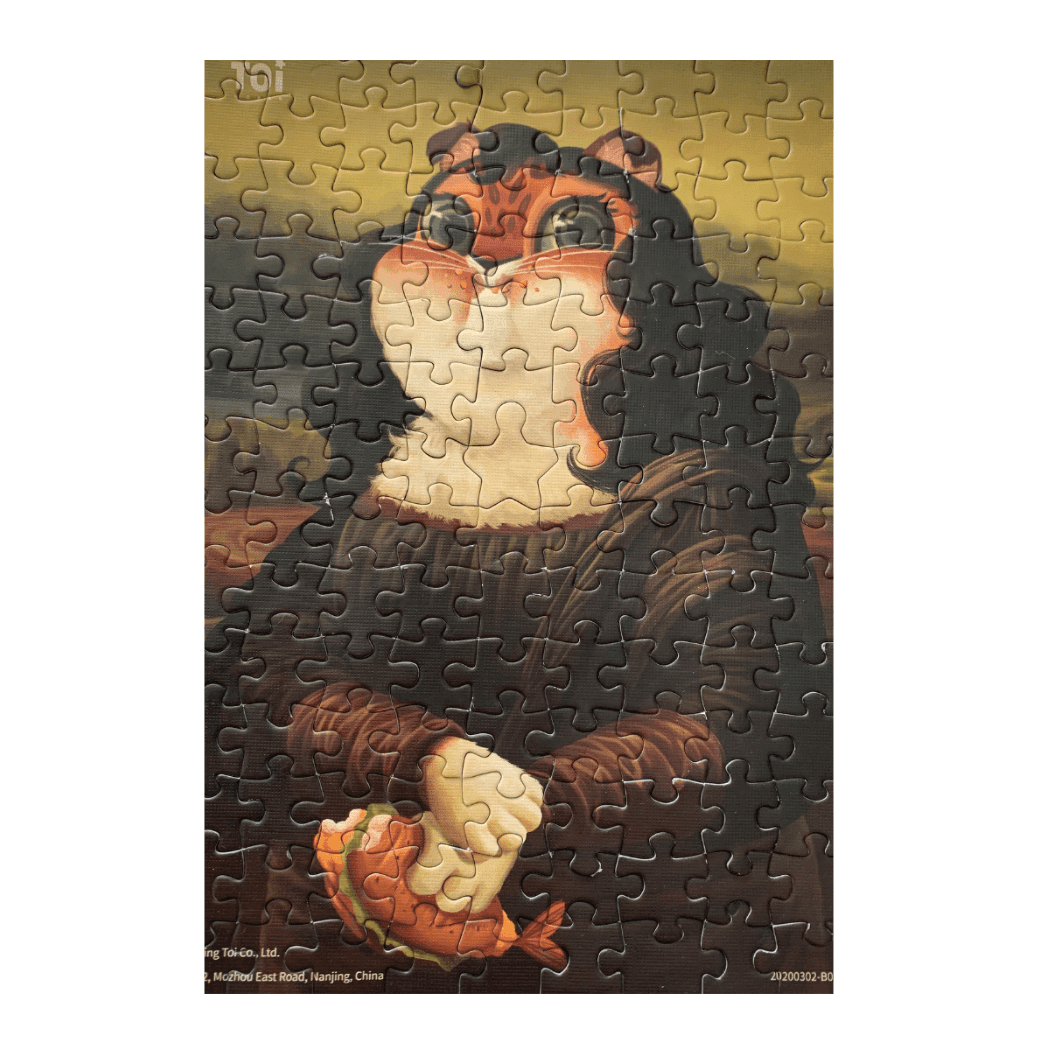 TOI Cat in Art Puzzle - Mona Lisa-1954803098358779905