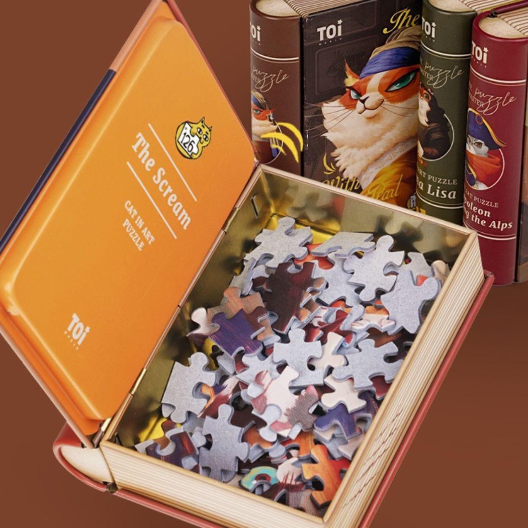 TOI Cat in Art Puzzle - Van Gogh?s Self Portrait-1954803098195202049