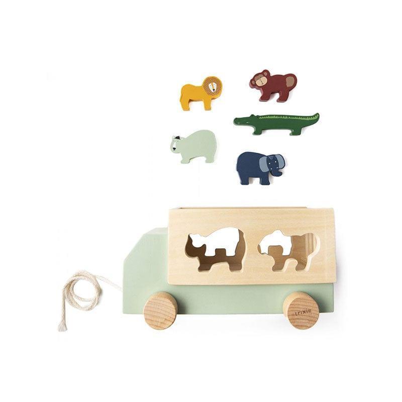 Trixie Wooden Animal Truck-1954803125961494528