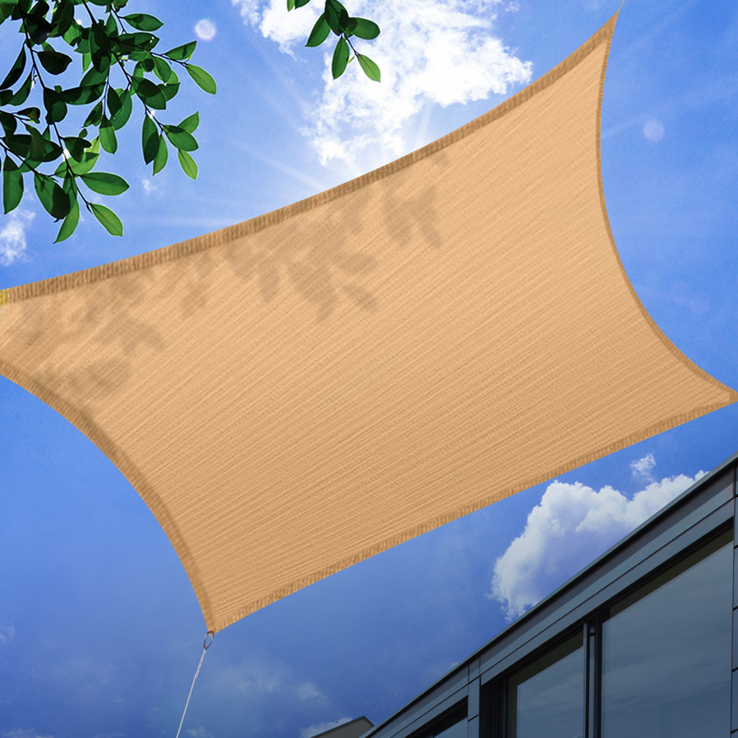 Outdoor Awning Cloth Sun Shades Sail Sand 280-1910112597403897862