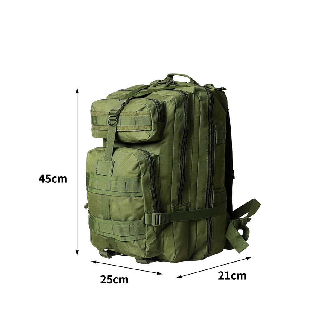 Slimbridge 40L Military Tactical Backpack Army green-1954802650360975362