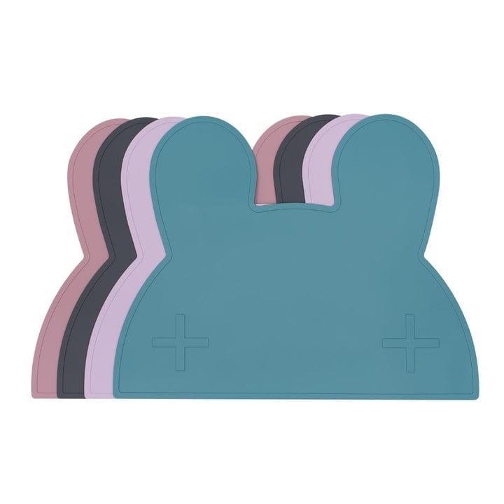 We Might Be Tiny Bunny Placie? Silicone Placemat Blue Dusk-1910112430315409410