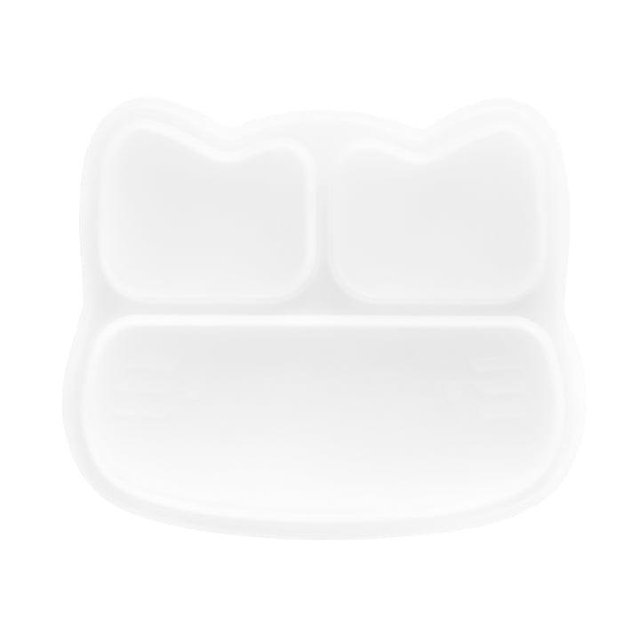 We Might Be Tiny Cat Stickie Plate - Charcoal Lid-1954803139265826816