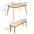 Levede Dining Table Chair Set Bench Coffee Tables Industrial Computer Desk