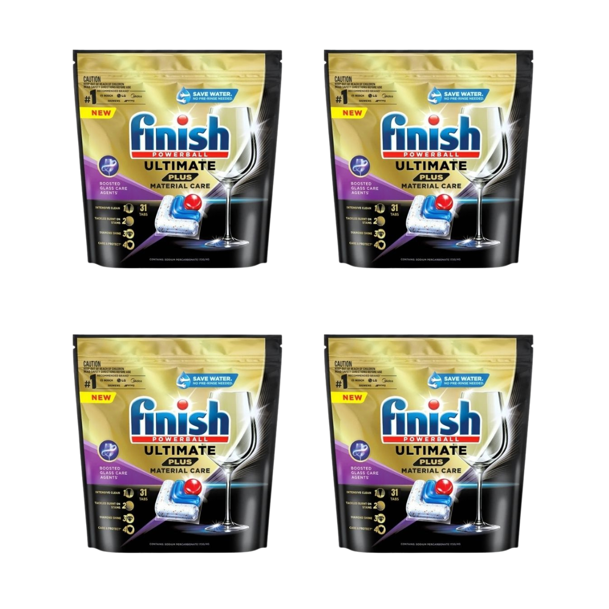 Finish Ultimate Plus 124 Dishwasher Tablets-1973194176262705153