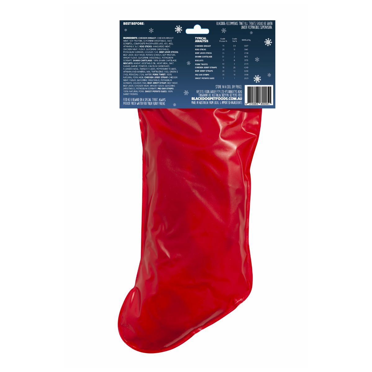 2x Blackdog 15pc Christmas Stocking-1973193591975186433