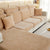 Anyhouz Pillowcase 45X45Cm Coffee Polyester Chenille Thick Stretchable Cushion For Living Room