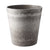 Soga 27cm Rock Grey Round Resin Plant Flower Pot In Cement Pattern Planter Cachepot For Indoor Home Office